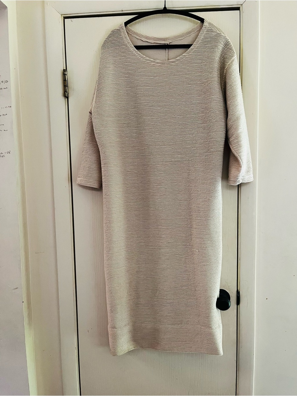 VTG Capsule Minimalist Oversized Gallery Girl Fall Textured Sack knit Dress M/L